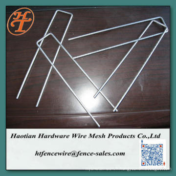 galvanized U metal ground pegs